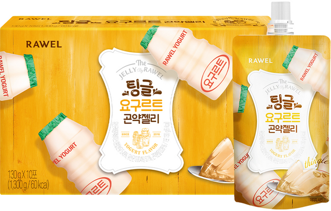 팅글 요구르트 곤약젤리 10개입, 1.3kg, 1개