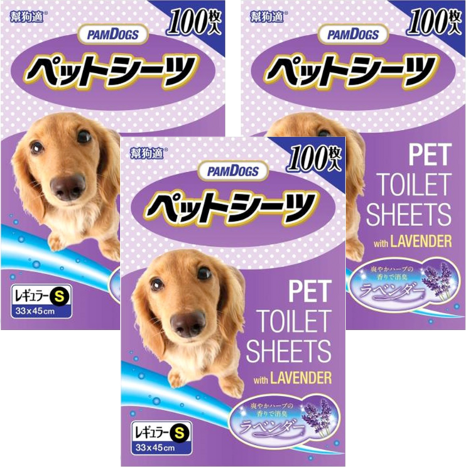 PAMDOGS 幫狗適 寵物尿布 薰衣草香, 3包, 100片