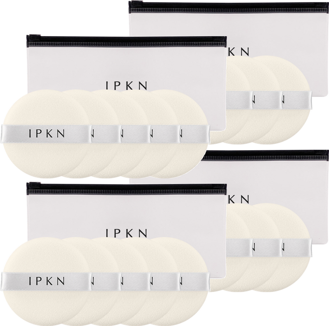 입큰 파우더팩트 퍼프 대형, 20개