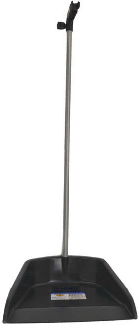 金東寶 雙頭夾畚斗 畚斗(長深高): 30*30*80cm 掃把(寬長): 34*88cm, 1組, 黑色