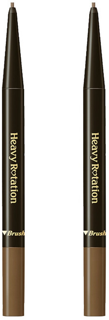 헤비로테이션 아이브로우 펜슬 0.09g, 08 애쉬 그레이, 2개
