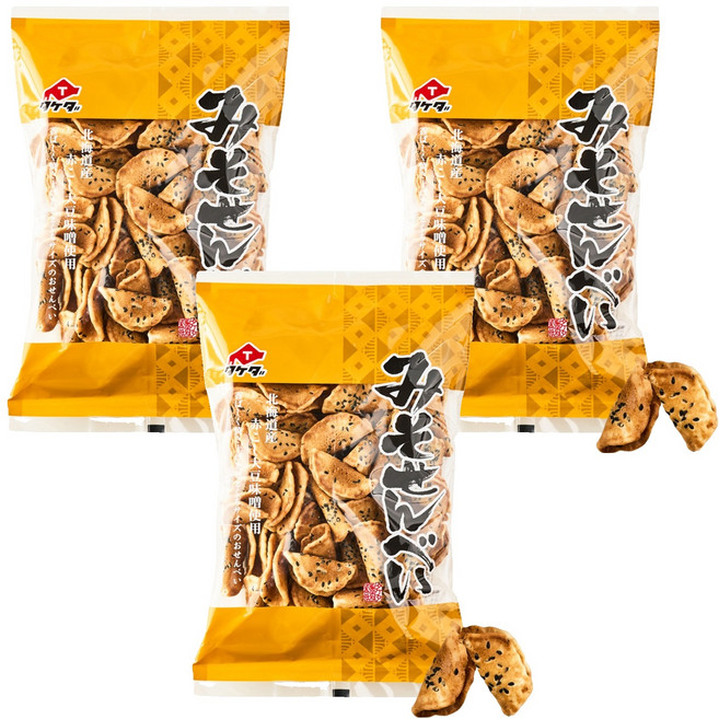 다케다 오리 미소 센베이, 125g, 3개