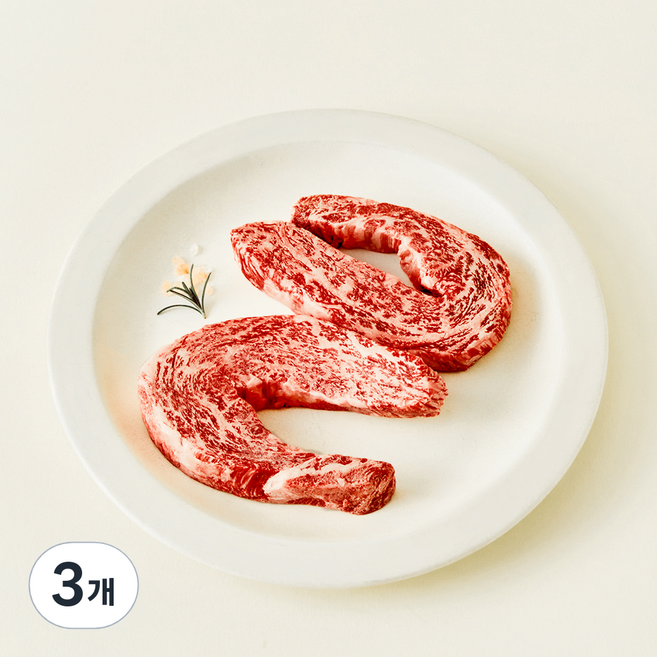 서경한우 한우암소 등심 새우살 1++(9) 구이용 (냉장), 200g, 3개