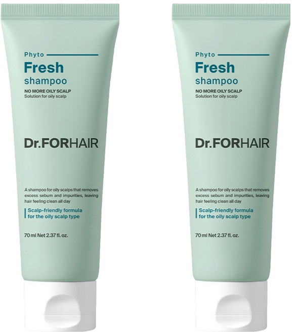 닥터포헤어 피토프레시 지성두피 샴푸, 70ml, 2개
