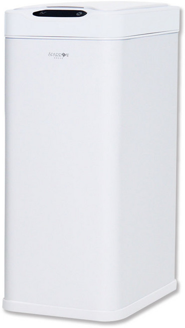 스패로우하우스 스테인리스 자동센서 휴지통, 매트화이트