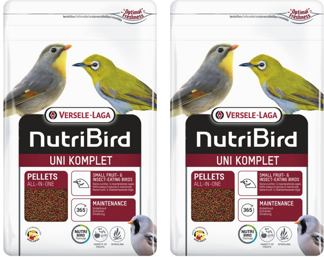 VERSELE-LAGA 凡賽爾 UNI 機能滋養丸 小顆粒/三色料 雀科專用, 1kg, 2袋