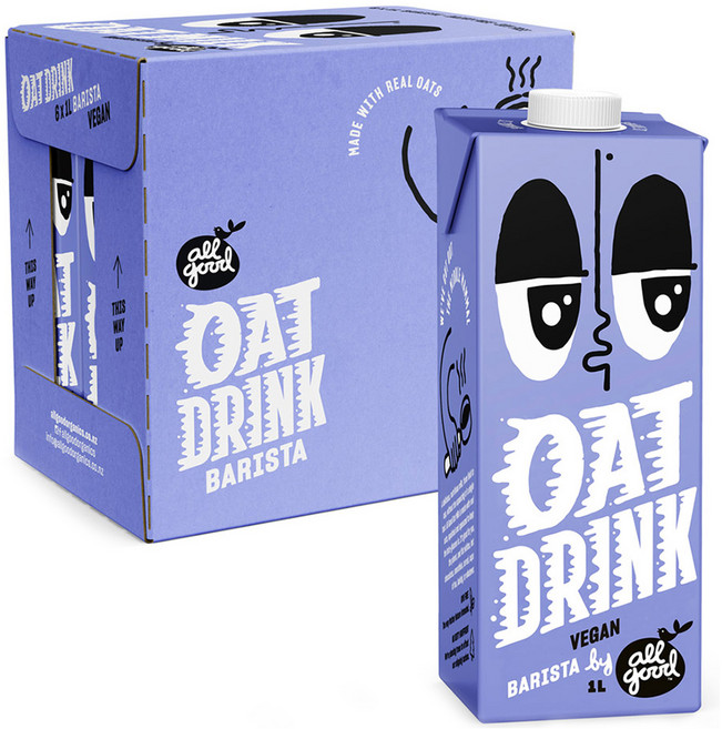 allgood 오트 드링크 바리스타, 1L, 6개
