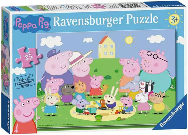 Ravensburger 維寶 卡通拼圖, 35片, 佩佩豬, 1盒