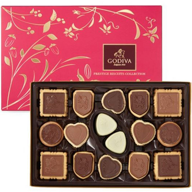 고디바 프레스티지 초콜렛 비스킷 32p, 259g, 1개