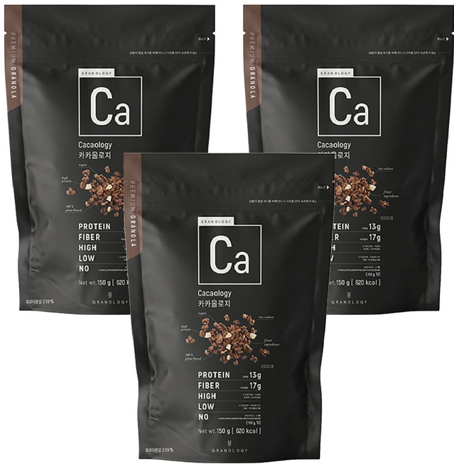 그라놀로지 카카올로지 그래놀라 시리얼, 150g, 3개