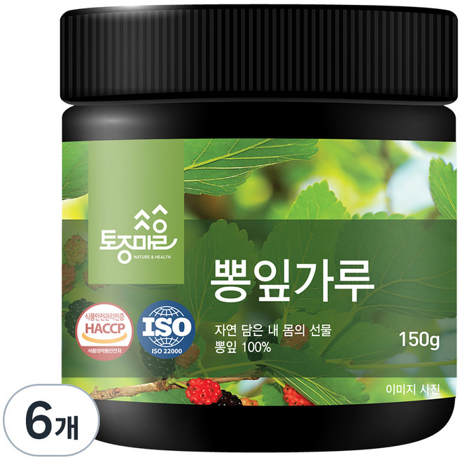토종마을 뽕잎가루, 150g, 6개