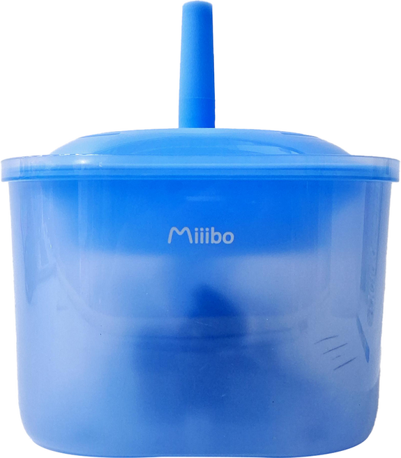 Miiibo 貓咪寶 彩虹寵物飲水機 1.7L水容量, 藍色, 1個