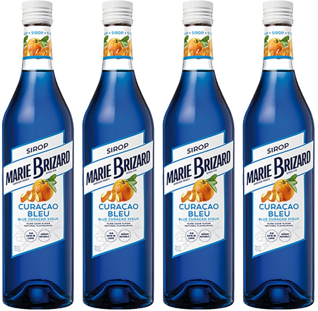마리브리자드 블루큐라소 시럽, 700ml, 4개