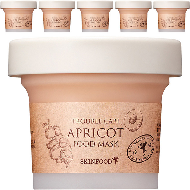 스킨푸드 살구 푸드 마스크 120g, 1개입, 6개