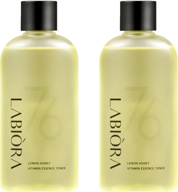 라비오라 레몬 허니 비타민 에센스 토너, 2개, 210ml - 쿠팡