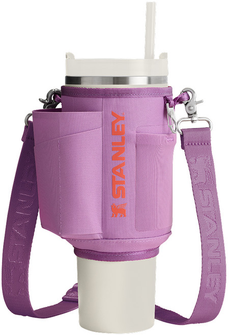 스탠리 올데이 캐리올 퀜처 H2.0 텀블러 스트랩백 1.18L, 라일락, 1개