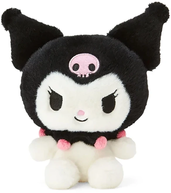 NAKAJIMA sanrio 三麗鷗 毛毛季同系列(好心情美乐蒂)sanrio正品, 24cm, 黑, 1入