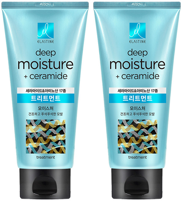 엘라스틴 세라마이드 모이스처 헤어트리트먼트, 300ml, 2개