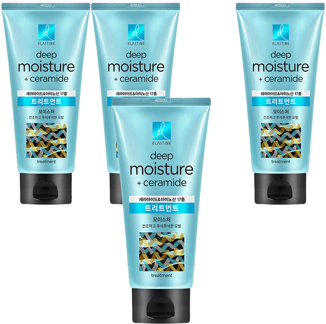 엘라스틴 세라마이드 모이스처 헤어트리트먼트, 300ml, 4개