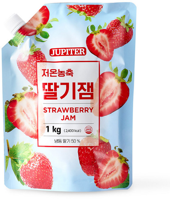 저온농축 딸기잼, 1kg, 1개