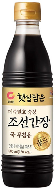 햇살담은 조선간장 골드, 500ml, 1개