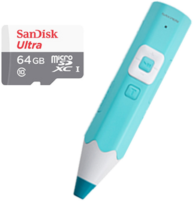 레인보우 세이펜 96G 레인보우 32G+64G 메모리카드추가, 스카이블루