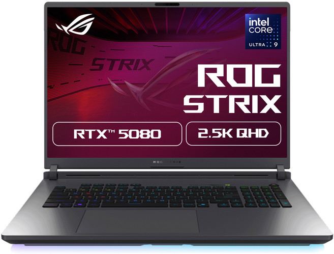 에이수스 2025 ROG 스트릭스 G18 코어Ultra9 지포스 RTX 5080, Eclipse Gray, 1TB, 32GB, Free DOS, G815LW-S9103