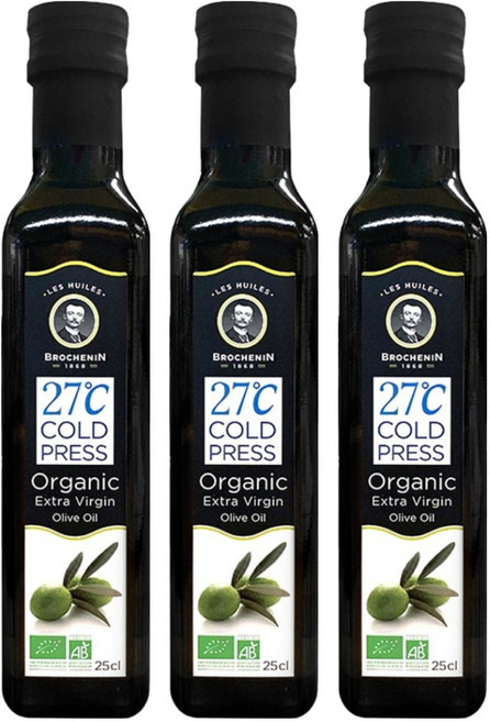 브로슈낭 유기농 엑스트라버진 올리브유, 250ml, 3개