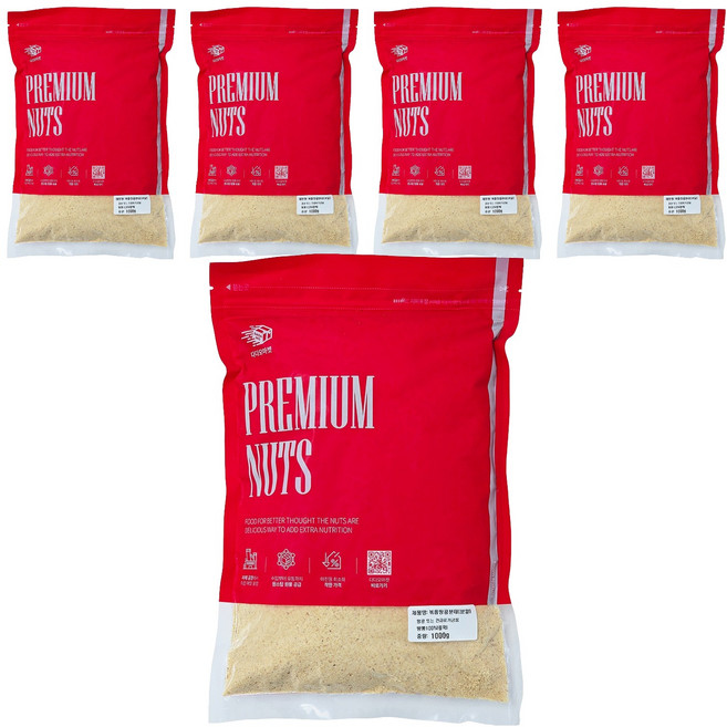 다다모마켓 볶음 땅콩 분태, 1kg, 5개