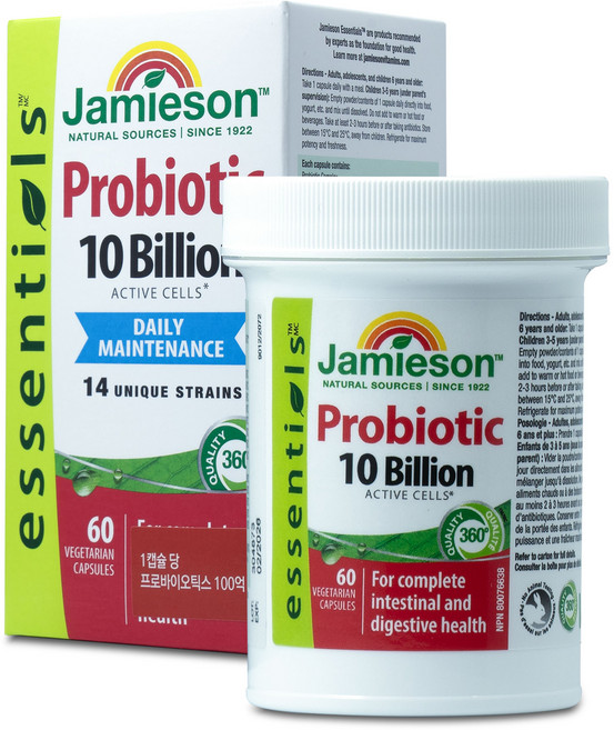 Jamieson 健美生 100億益生菌膠囊, 60顆, 1罐