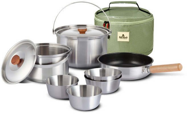 벨락 S9 코펠 코팅팬 세트 + 전용가방, 혼합 색상, 1세트