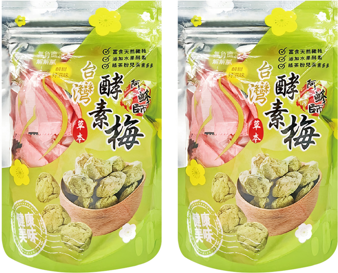 晨一 阿蜂師台灣酵素梅, 200g, 2袋