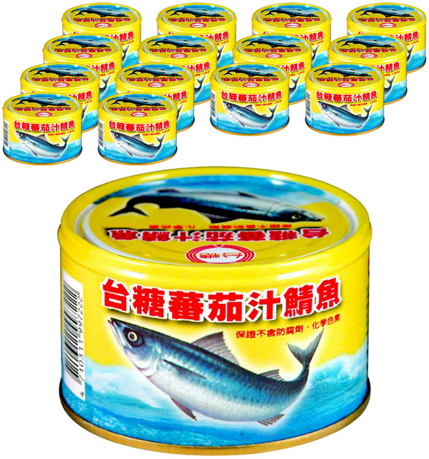 台糖 蕃茄汁鯖魚, 220g, 15罐