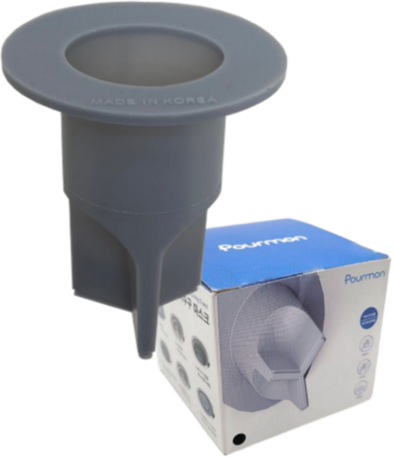 앙멧 다막아 싱크대 세면대용 하수구 트랩 그레이, 1개