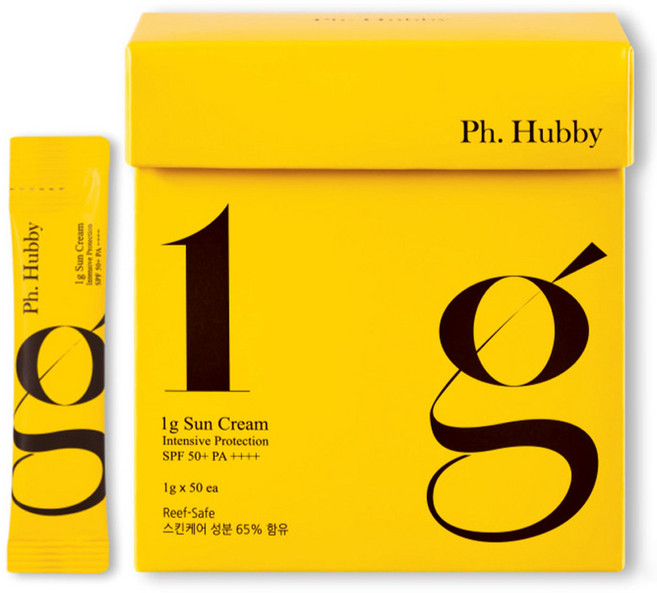 피에이치하비 1그램 선크림 인텐시브 프로텍션 스틱형 SPF50+ PA++++, 50g, 1개