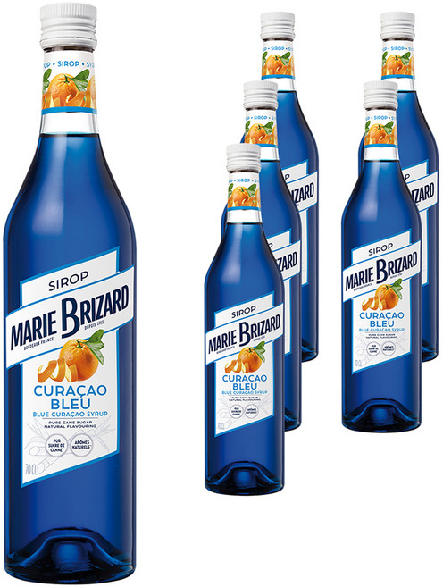 마리브리자드 블루큐라소 시럽, 700ml, 6개
