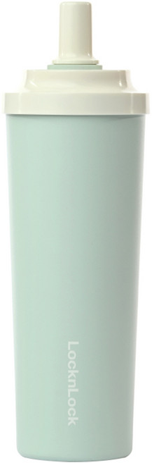 LocknLock 樂扣樂扣 SU SU 不鏽鋼吸管杯, 若草綠, 1個, 750ml