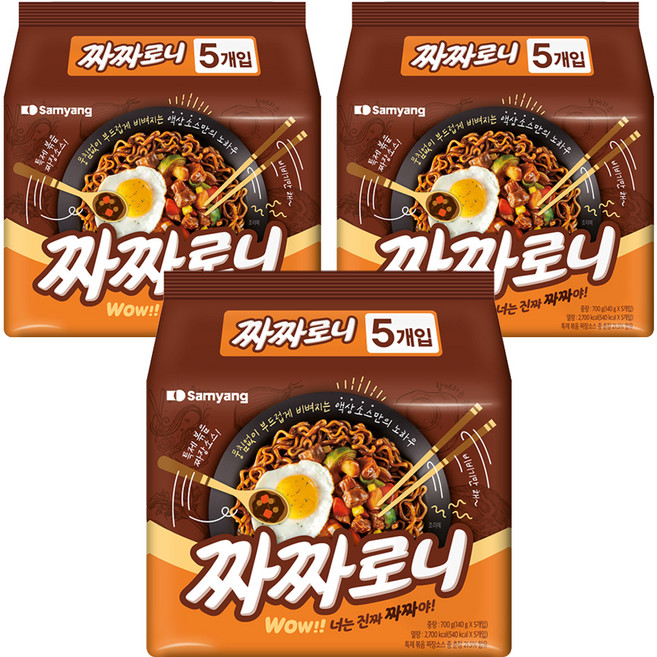 짜짜로니 140g, 15개