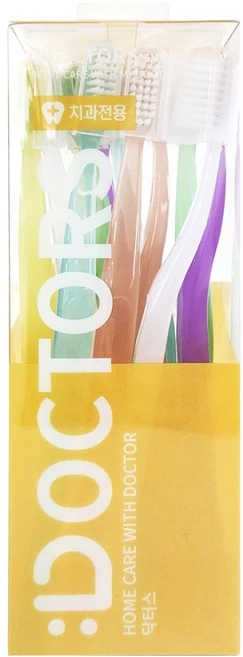 DOCTORS 교정 V컷 슬림 미세모 칫솔, 12개입, 1개 - 쿠팡