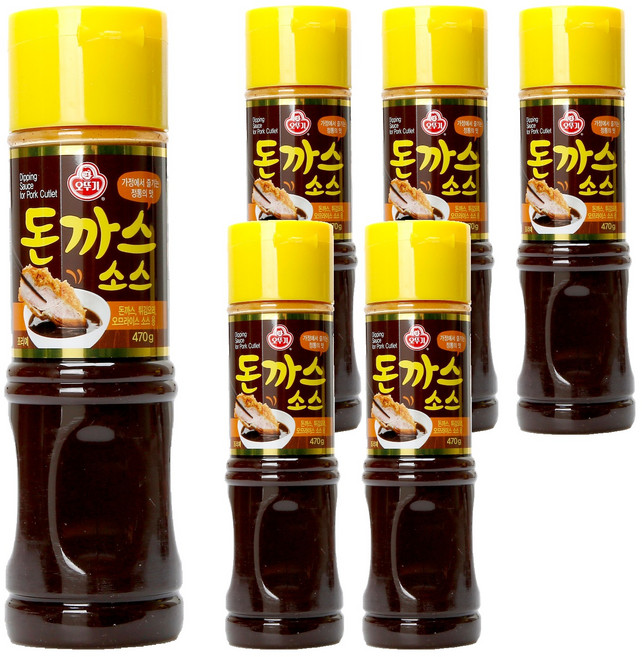 오뚜기 돈까스 소스, 470g, 6개