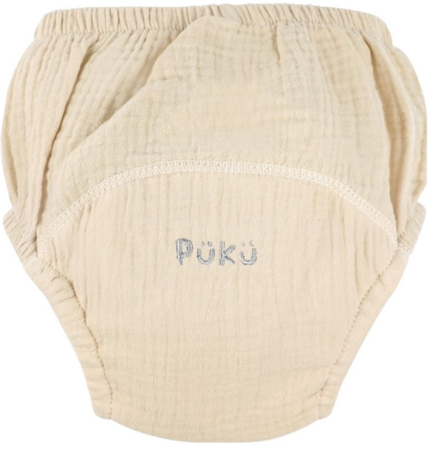 PUKU 藍色企鵝 雲感波浪學習褲, 米杏, 1件