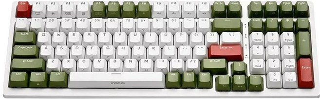 iRocks 熱插拔無線機械式鍵盤 K86R 青軸 無線/USB-C雙模連接, 宇治金時, 1個