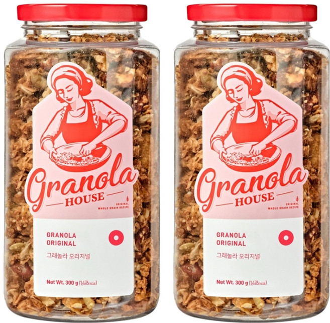 그래놀라하우스 그래놀라 오리지널, 300g, 2개