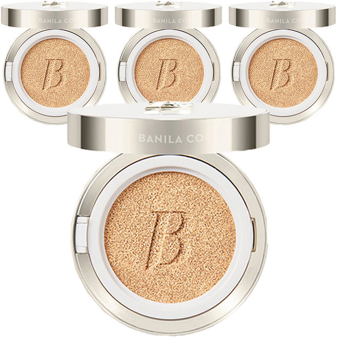 바닐라코 커버리셔스 얼티밋 화이트 쿠션 파운데이션 14g, 21 로제, 4개