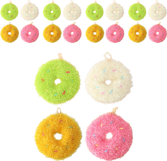 코코윌 코코 도넛 수세미, 4개입, 5개