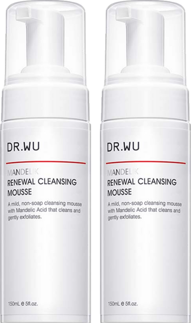 DR.WU 達爾膚 杏仁酸煥膚潔顏慕斯, 150ml, 2瓶