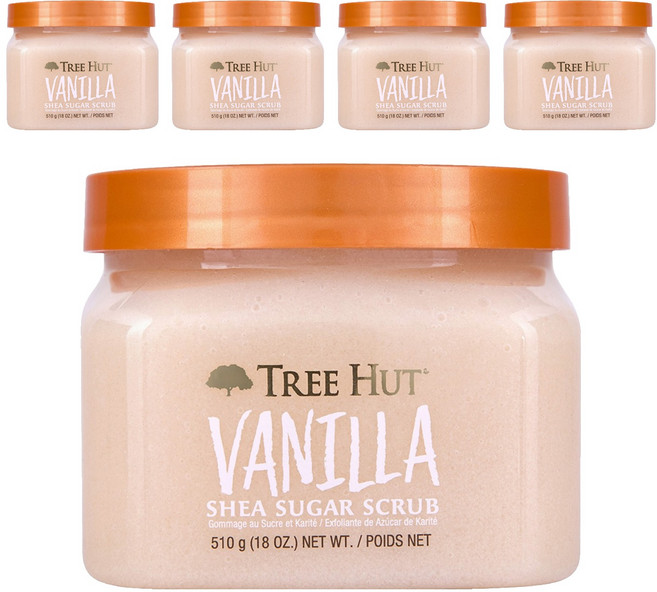 트리헛 시어 슈가 바디스크럽, 510g, 5개