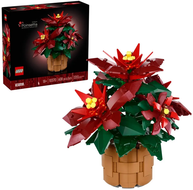 LEGO 10370 花藝系列, 紅色 + 綠色, 1盒