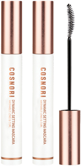 코스노리 다이나믹 세팅 워셔블 마스카라 롱앤컬 7ml, 2개
