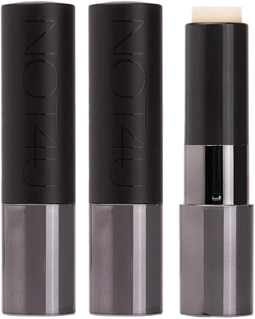 낫포유 남성용 키스밤 포 맨 립밤, 2개, 혼합색상, 3.6g